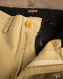 Flat Head FN-PA-C014 - 12oz Chino Trousers - Beige
