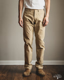 Flat Head FN-PA-C014 - 12oz Chino Trousers - Beige