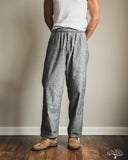Flat Head FN-PA-C015 - 5oz Chambray Relaxed Fit Pants - Black