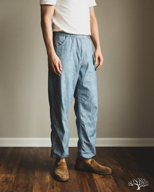 FN-PA-C015 - 5oz Chambray Relaxed Fit Pants – Withered Fig
