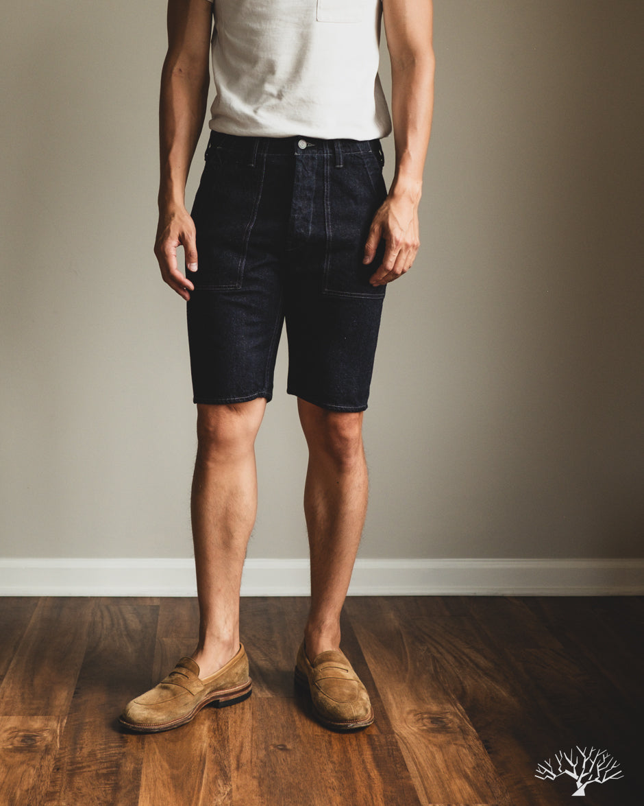 Flat Head FN-S-DP002 - 12oz Denim Half Pants