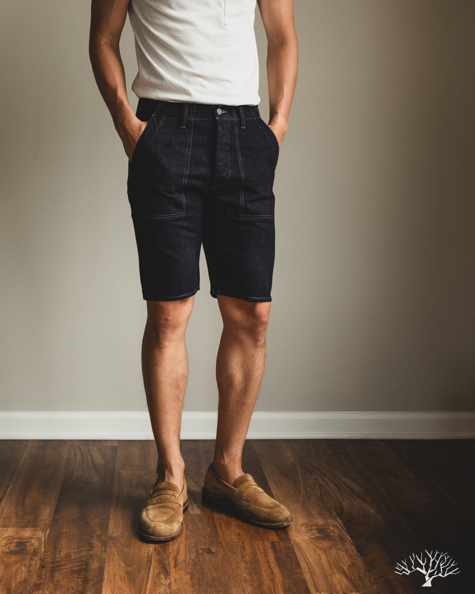 Flat Head FN-S-DP002 - 12oz Denim Half Pants