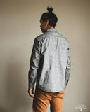 Flat Head FN-SCK-010L - 5oz Chambray Work Shirt - Black