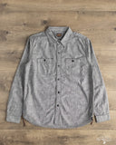 Flat Head FN-SCK-010L - 5oz Chambray Work Shirt - Black