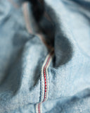 Flat Head FN-SCK-010L - 5oz Chambray Work Shirt - Blue