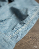 Flat Head FN-SCK-010L - 5oz Chambray Work Shirt - Blue