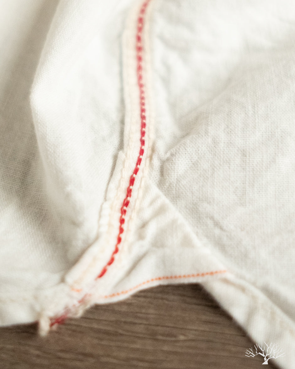 Flat Head FN-SCK-010L - 5oz Chambray Work Shirt - White