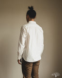 Flat Head FN-SCK-010L - 5oz Chambray Work Shirt - White