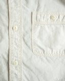 Flat Head FN-SCK-010L - 5oz Chambray Work Shirt - White