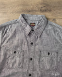 FN-SCK-010S - 5oz Chambray Short-Sleeve Work Shirt - Black