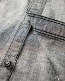 FN-SCK-010S - 5oz Chambray Short-Sleeve Work Shirt - Black