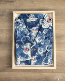 Flat Head FN-SCR-017S - Hyaku Tora Linen Shirt - Blue