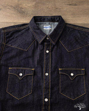 The Flat Head - FN-SDW-002L - 1950's 10oz Denim Western Shirt