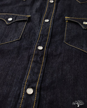 The Flat Head - FN-SDW-002L - 1950's 10oz Denim Western Shirt