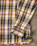 Flat Head FN-SNW-014L - Flannel Check Western Shirt - Ivory