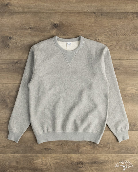 The Flat Head - FN-SWC-301 - Loopwheel Crew Neck Sweatshirt - Grey