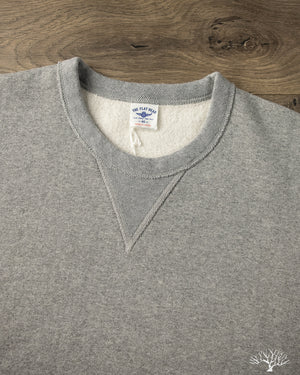 The Flat Head - FN-SWC-301 - Loopwheel Crew Neck Sweatshirt - Grey