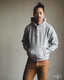 Flat Head FN-SWP-301 - Loopwheel Hooded Sweatshirt - Gray