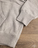 Flat Head FN-SWP-301 - Loopwheel Hooded Sweatshirt - Gray