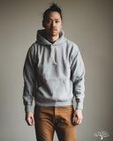 Flat Head FN-SWP-301 - Loopwheel Hooded Sweatshirt - Gray