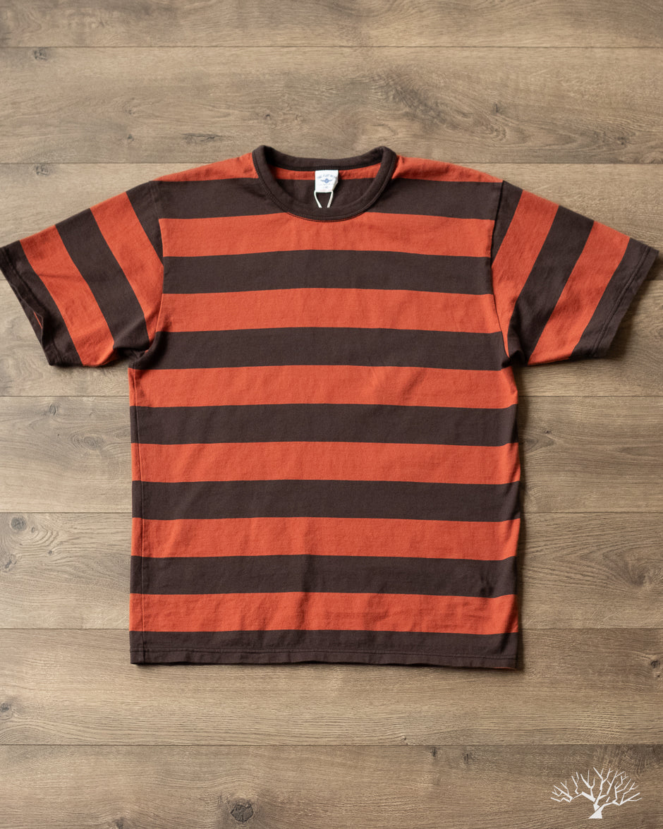 The Flat Head - FN-THB-002 - Border T-Shirt - Light Black/Light
