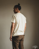 Flat Head FN-THC-101 - THC 9oz Plain Heavyweight Tee - Ivory