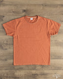 Flat Head FN-THC-101 - THC 9oz Plain Heavyweight Tee - Orange