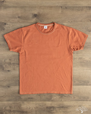 Flat Head FN-THC-101 - THC 9oz Plain Heavyweight Tee - Orange