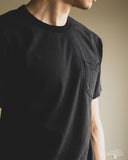 Flat Head FN-THC-101P - THC 9oz Pocket Heavyweight Tee - Black