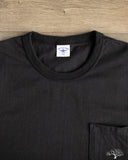 Flat Head FN-THC-101P - THC 9oz Pocket Heavyweight Tee - Black