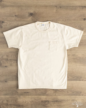 Flat Head FN-THC-101P - THC 9oz Pocket Heavyweight Tee - Nature