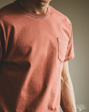 Flat Head FN-THC-101P - THC 9oz Pocket Heavyweight Tee - Orange