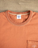 Flat Head FN-THC-101P - THC 9oz Pocket Heavyweight Tee - Orange