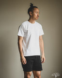 Flat Head FN-THC-101P - THC 9oz Pocket Heavyweight Tee - White