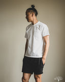 Flat Head FN-THC-101P - THC 9oz Pocket Heavyweight Tee - White