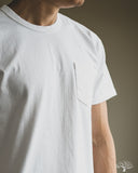 Flat Head FN-THC-101P - THC 9oz Pocket Heavyweight Tee - White