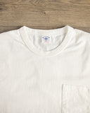 Flat Head FN-THC-101P - THC 9oz Pocket Heavyweight Tee - White
