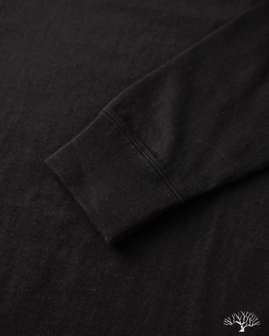 Flat Head FN-THCL-201 - THC 9oz Long-Sleeve Heavyweight Tee - Black