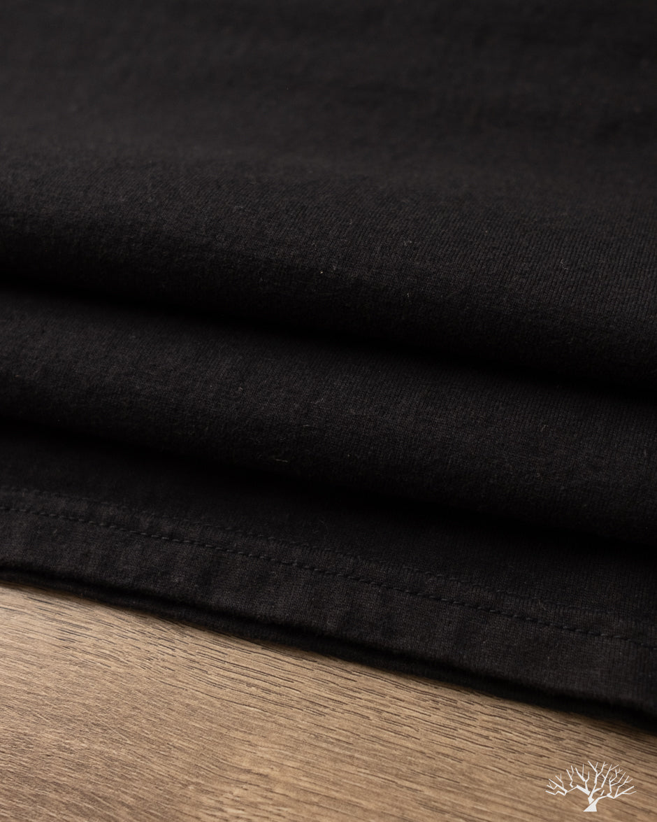 Flat Head FN-THCL-201 - THC 9oz Long-Sleeve Heavyweight Tee - Black