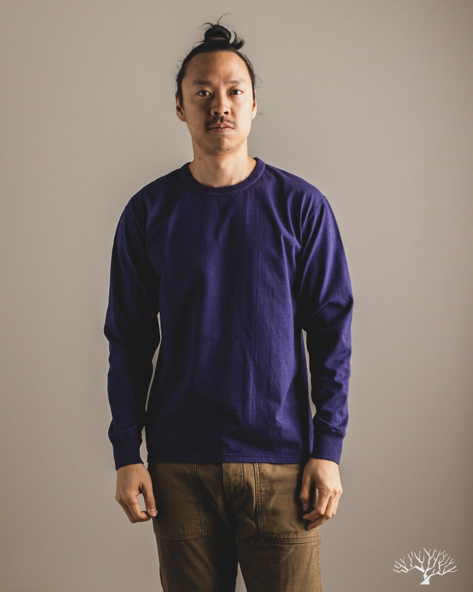 Flat Head FN-THCL-201 - THC 9oz Long-Sleeve Heavyweight Tee - Nasukon