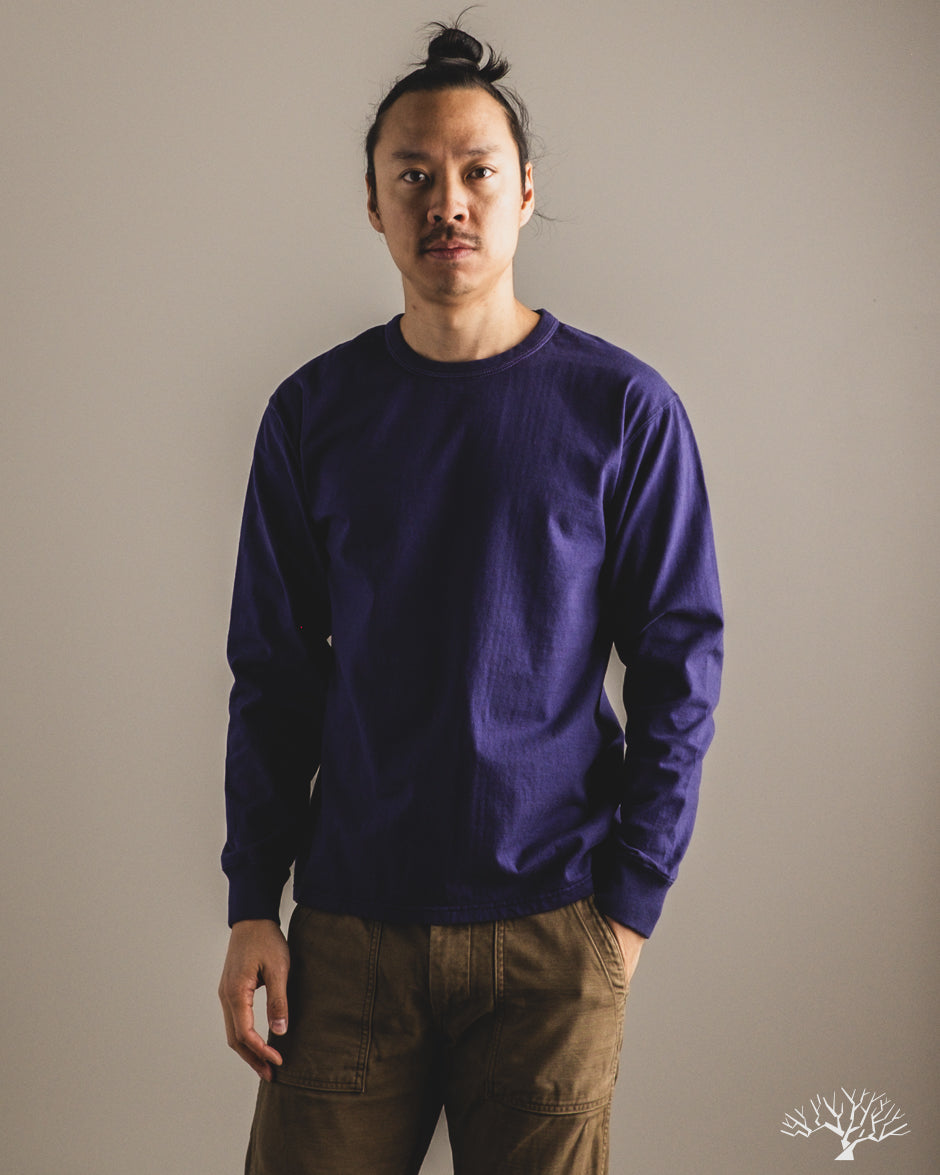 Flat Head FN-THCL-201 - THC 9oz Long-Sleeve Heavyweight Tee - Nasukon