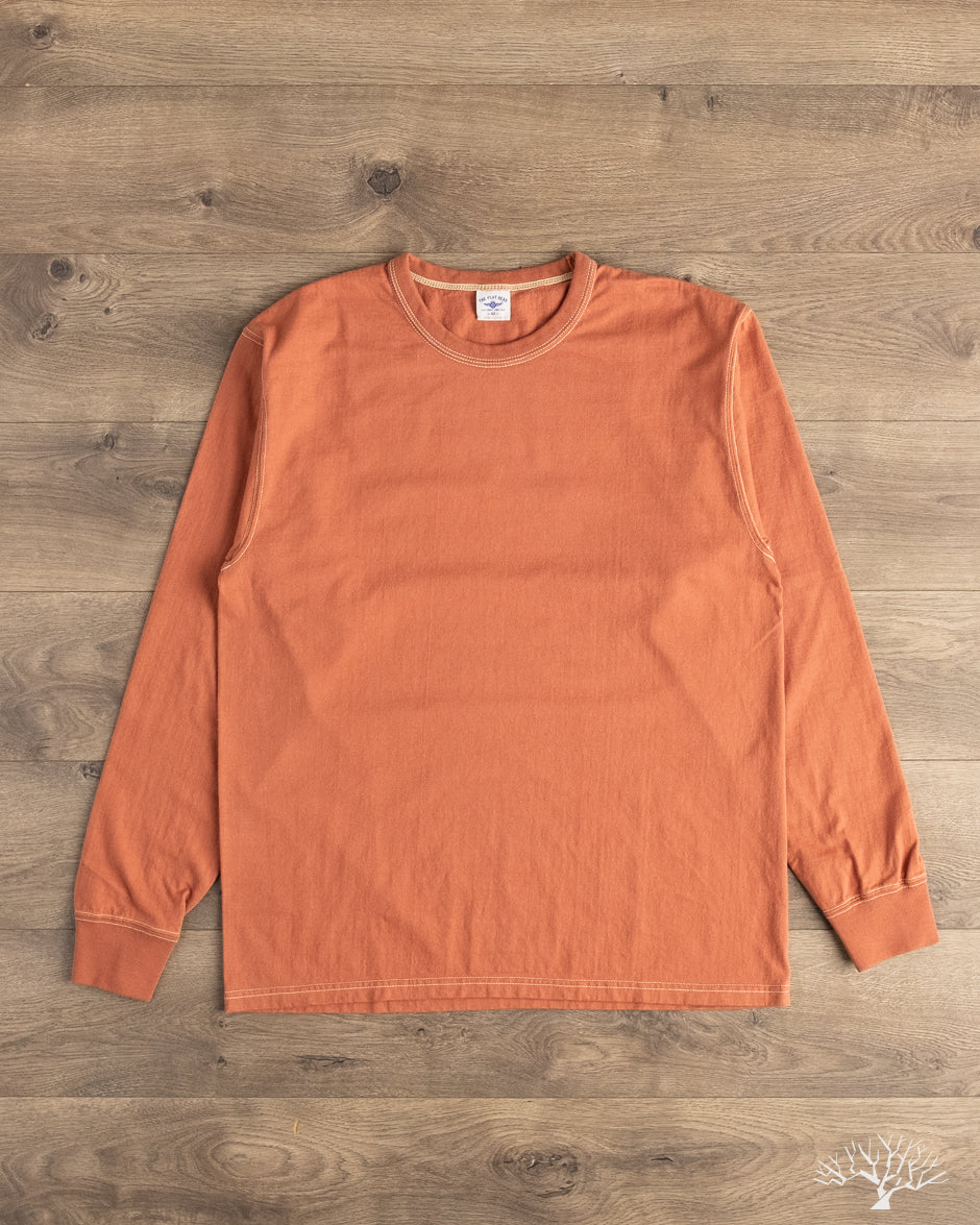 Flat Head FN-THCL-201 - THC 9oz Long-Sleeve Heavyweight Tee - Orange