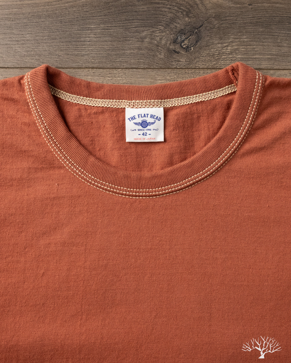 Flat Head FN-THCL-201 - THC 9oz Long-Sleeve Heavyweight Tee - Orange
