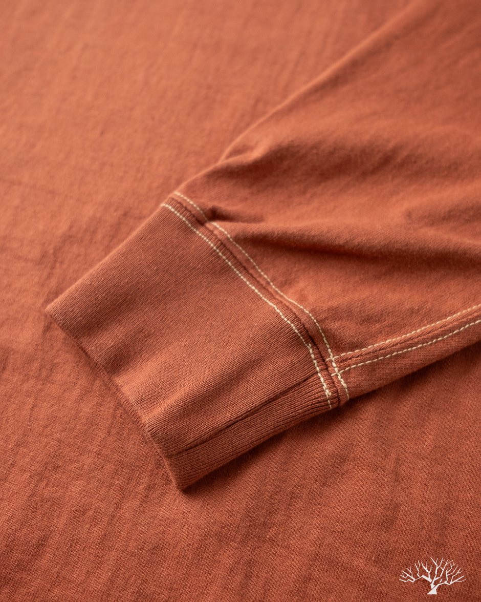 Flat Head FN-THCL-201 - THC 9oz Long-Sleeve Heavyweight Tee - Orange