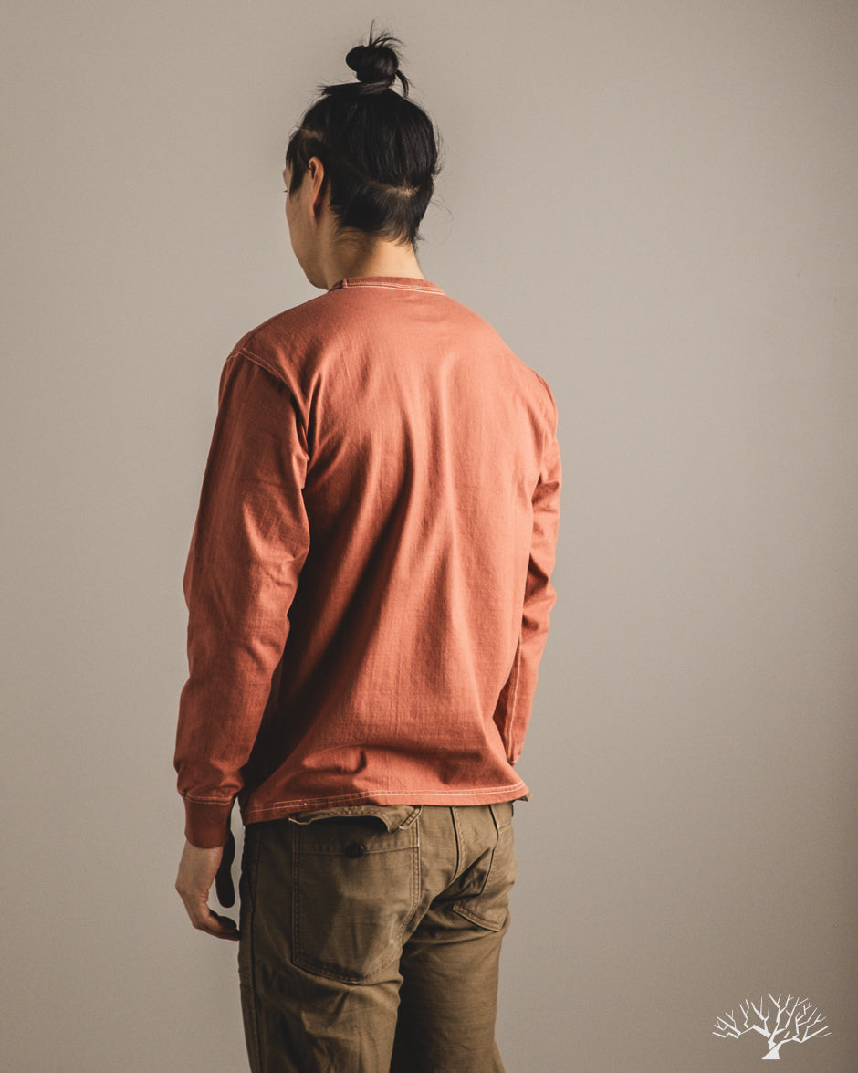 Flat Head FN-THCL-201 - THC 9oz Long-Sleeve Heavyweight Tee - Orange