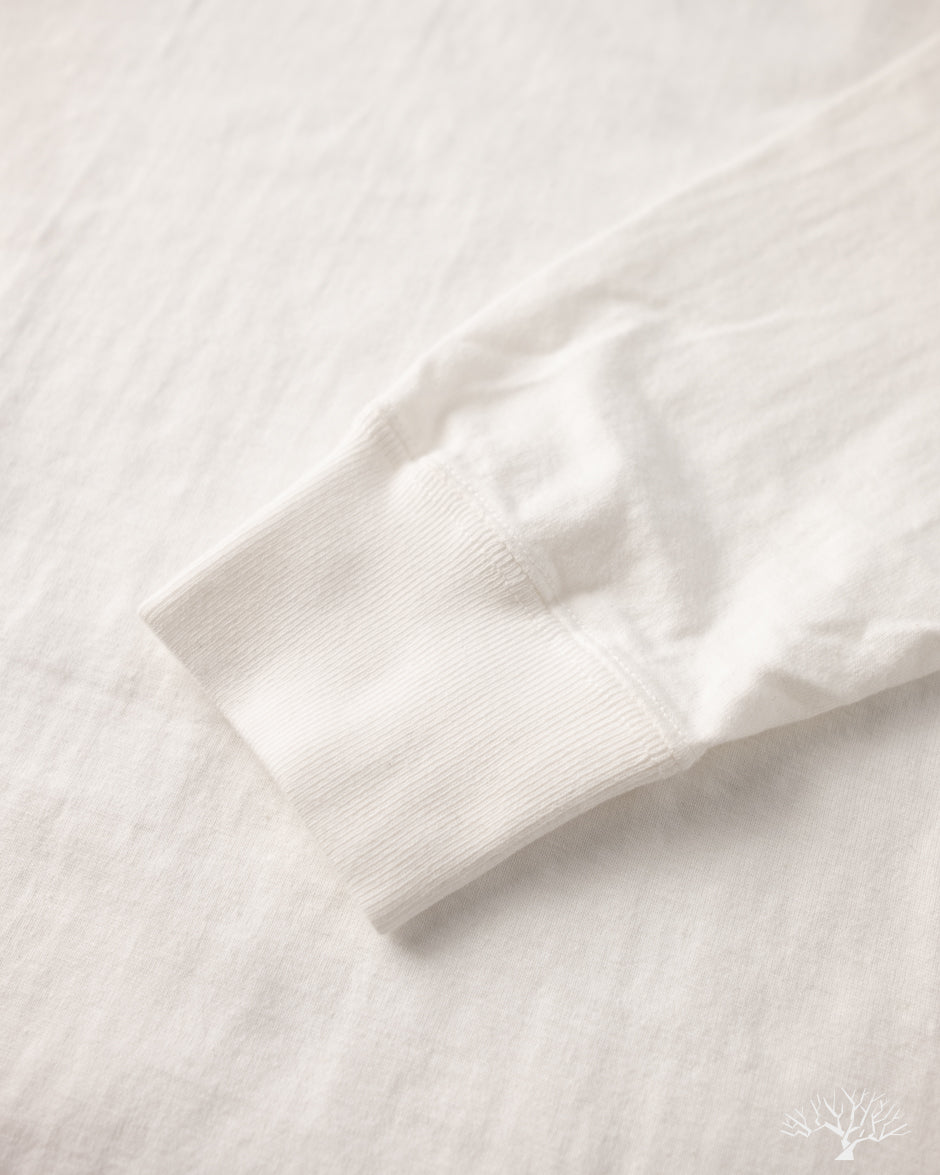 Flat Head FN-THCL-201 - THC 9oz Long-Sleeve Heavyweight Tee - White