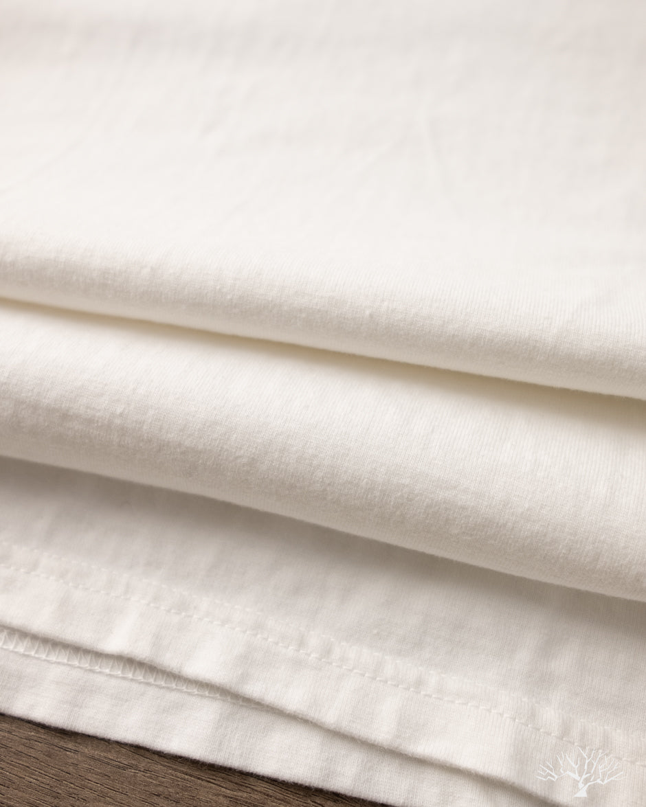 Flat Head FN-THCL-201 - THC 9oz Long-Sleeve Heavyweight Tee - White