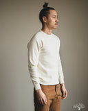 Flat Head FN-THL-101 - Waffle Knit Long-Sleeve Thermal - Ivory