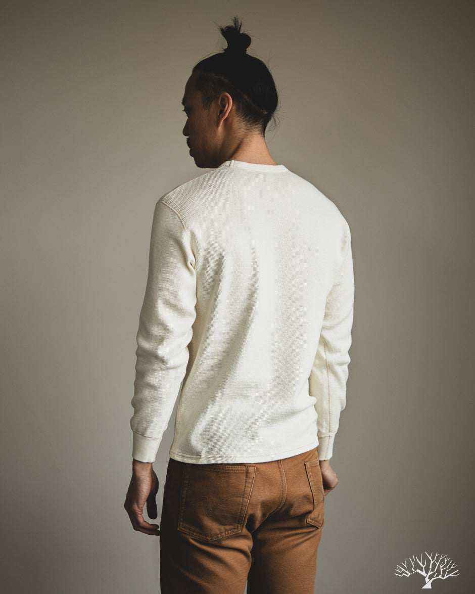 The Flat Head - FN-THL-101 - Waffle Knit Long-Sleeve Thermal
