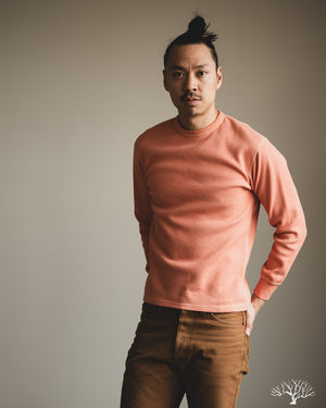 The Flat Head - FN-THL-101 - Waffle Knit Long-Sleeve Thermal